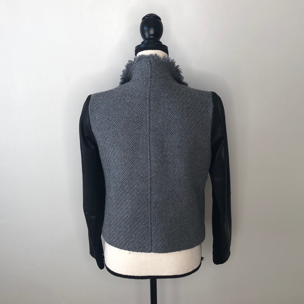 Vince Tweed and Leather jacket - Picture 8 of 13